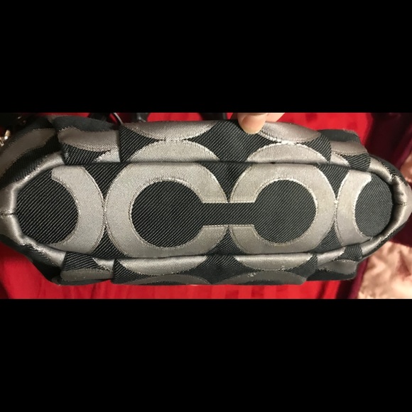 Coach ‘Mini’ Handbag, Black & Silver Crossbody 💕 - Picture 6 of 6